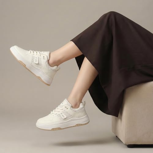 Image of YOHO UrbanDash Sneakers for Woman | Strong Grip, Thick Laces, Cushioned Insoles | Comfortable & Stylish for Everyday Use Shoes for Woman /Girls /Ladies -0736