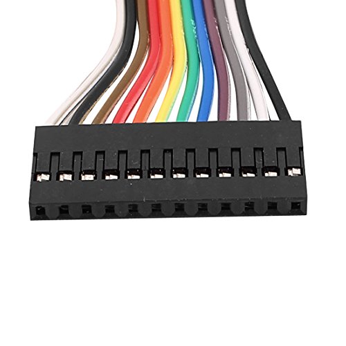 Aexit 5 piezas cables jumper 12P hembra 50 cm miniatura 3