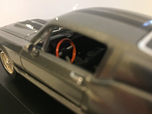 Greenlight Collectibles Gone In Sixty Seconds 1967 Ford Mustang Eleanor 1/43 Scale Diecast Model Car Gray #TOP4