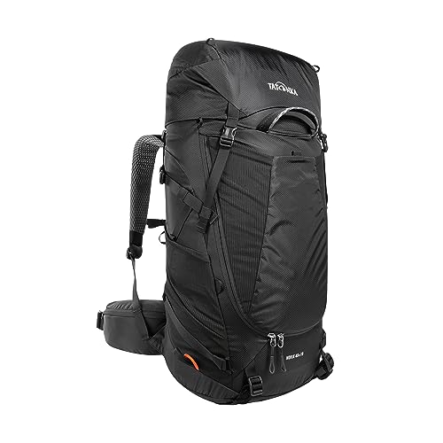 Tatonka Tourenrucksack Norix 48+10 - Leichter Rucksack mit Frontzugriff, verstellbarem Tragesystem, Bodenfach und Regenhülle - 58 Liter - 70 x 32 x 18 cm (black/titan grey)