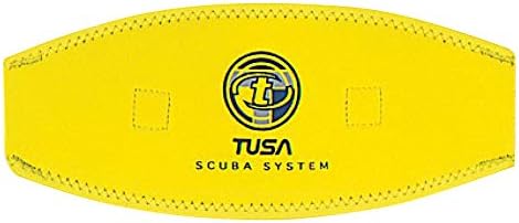 TUSA Neoprene Mask Strap Cover, Yellow