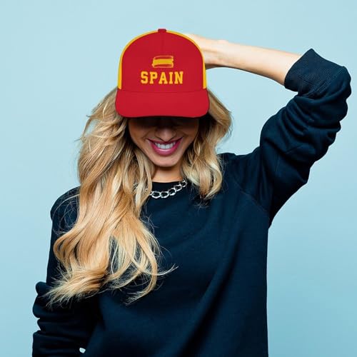Image of Soccer National Team Baseball Cap for Men Women Adjustable Snapback Summer Sun Hat Game Day Hat for Soccer Fans