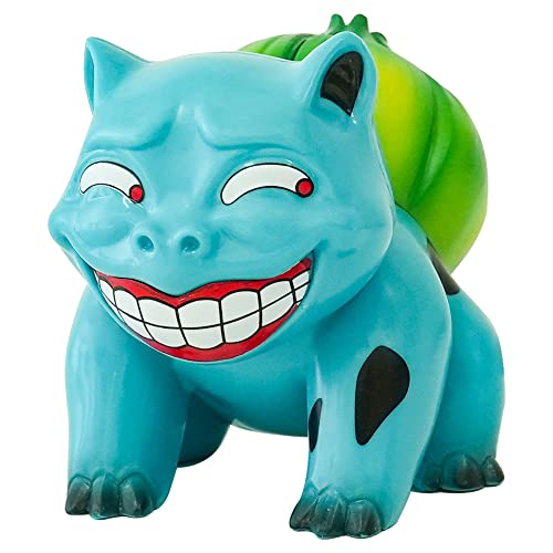 Anime Action Figure Funny Bulbasaur Figure Statues, Anime Cosplay Model Toy, Perfect Decor Gift and Collectibles for Game Fans Adults Teenagers 2.8In