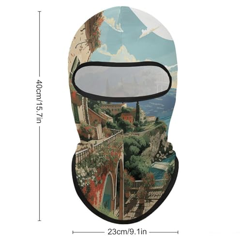 Balaclava para hombre, máscara para esquí y ciclismo, cubreboca para verano e invierno, protección facial multifuncional miniatura 2