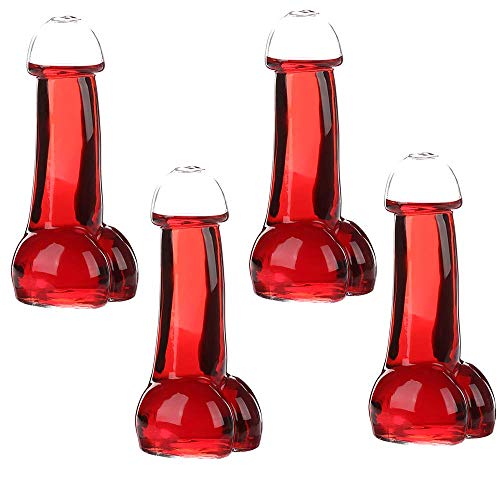 LLDKA Set 4 Tazze di Birra e Vino Cocktail 80ml Trasparente