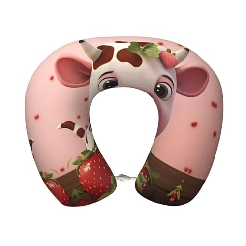 Almohada de viaje espuma viscoelástica U cómoda