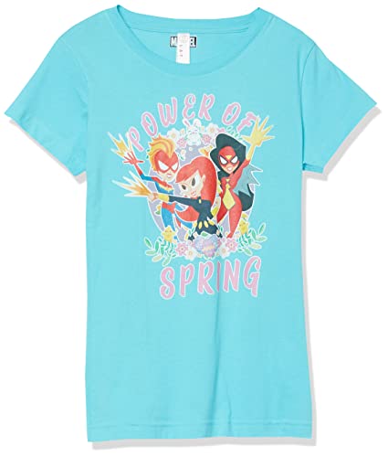 T-shirt Marvel fille idéal pour le parc et l'école style Power of Spring