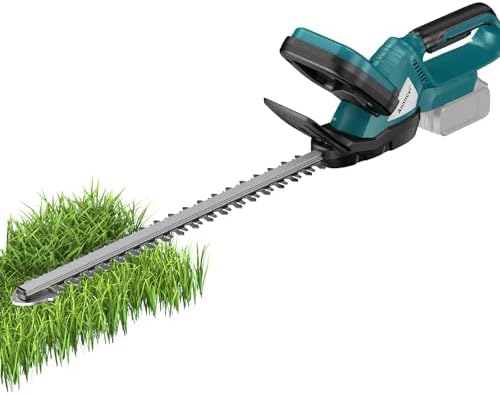 AkkuHeckenschere,Ergonomischer Griff mit Sicherheitsleitblechen