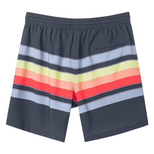 Image of SURF CUZ Mens Swim Trunks with Compression Liner Swim Shorts 7 inch Swimming Trunks Stretch 7 Inch Swim Suits Quick Dry
