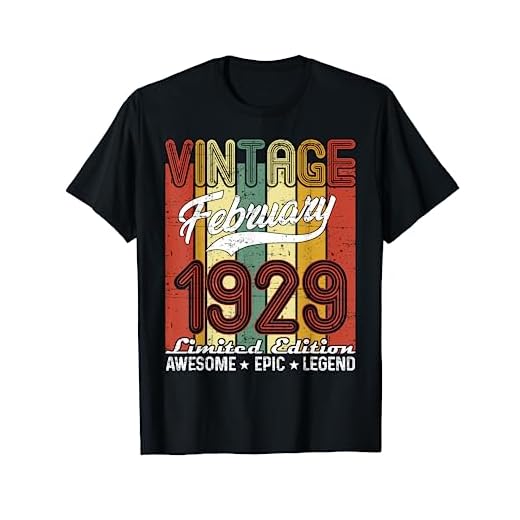 Edición limitada de febrero de 1929, regalo de cumpleaños 92, vintage Camiseta
