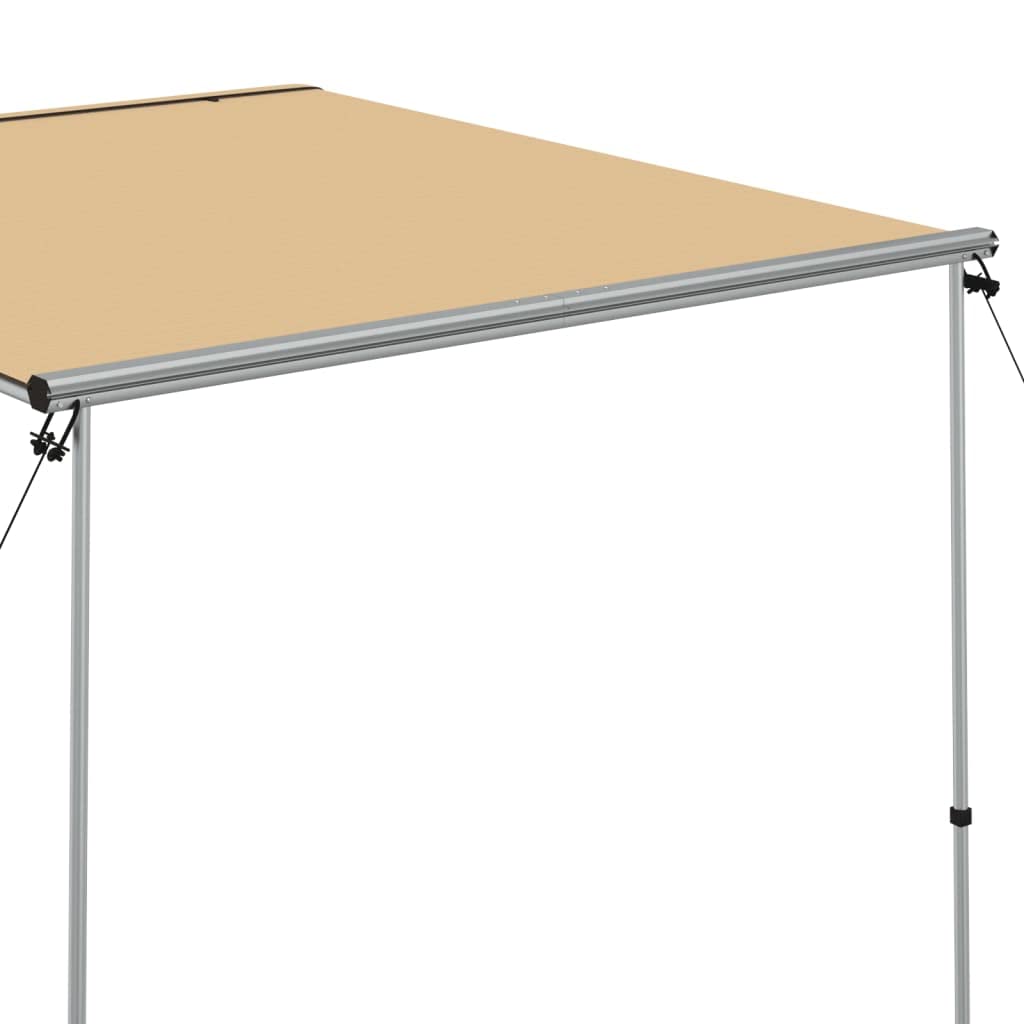 INLIFE Wohnwagen-Markise 2x2,5x2,15 m Beige,9.74kg,148137