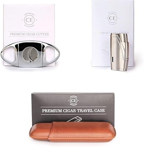 CASE ELEGANCE Cigar Lighter, Cutter & Travel Case Bundle image 4