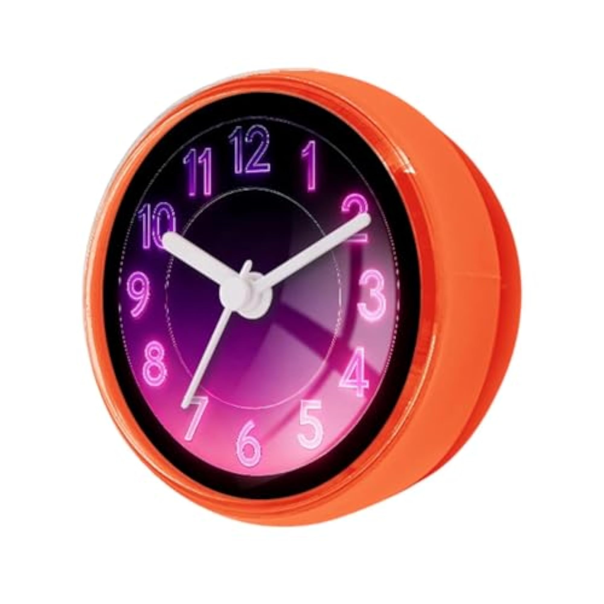 Waterproof Bathroom Clock, Modern Design with Suction Cup