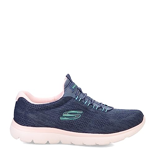 Skechers Women's Summits Fun Flare Sneaker, Navy/Multi=NVMT, 5.5 Wide2