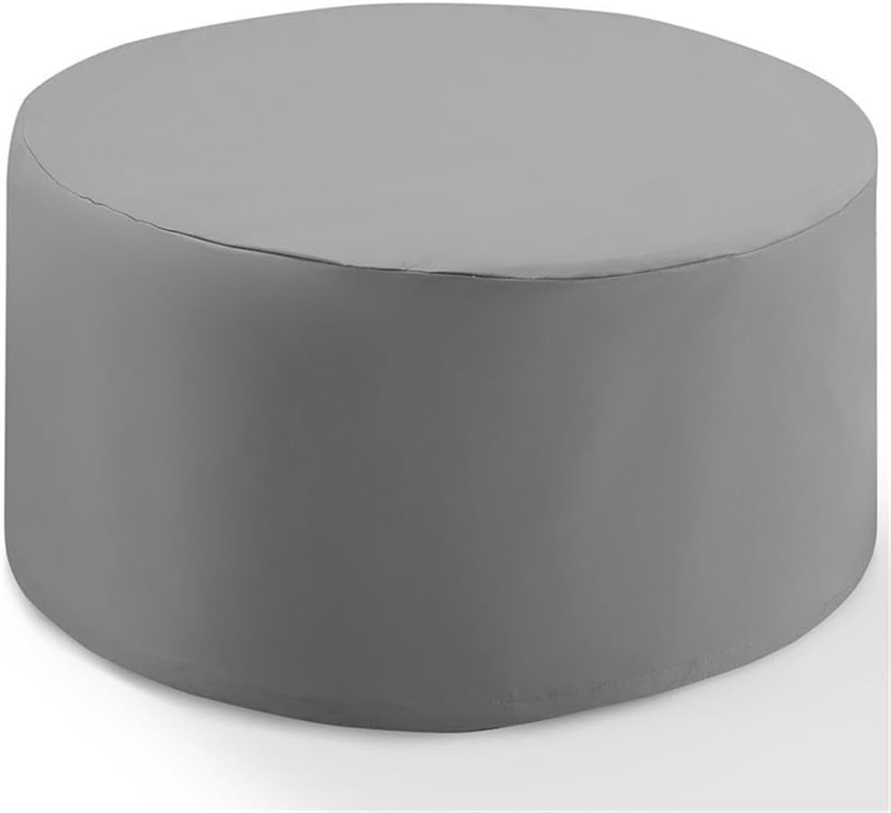 Crosley Furniture Patio Furniture Covers, Waterproof Round Outdoor Coffee Table Cover for Deck, Gray