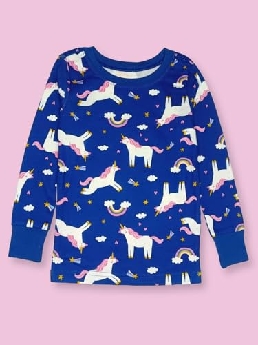 Image of TuddyBuddy Boys & Girls Half Sleeves T-shirt & Lounge Pant Nightwear Set - 100% Cotton Jersey