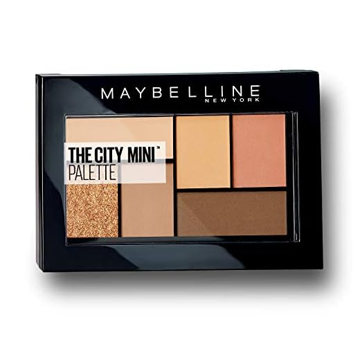 Maybelline New York Lidschatten-Palette - The City Mini Palette - Cocoa City (550) - 6 Farben