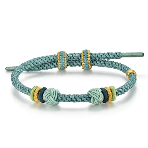 CHOW SANG SANG Hand-woven Knotted Harmony Blue Rope Bracelet for Women JFB0049