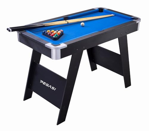 Pegasi 4ft Fun - Mini Billardtisch - Pool Table für Kinder - Indoor - Platzsparend - Leicht beweglich