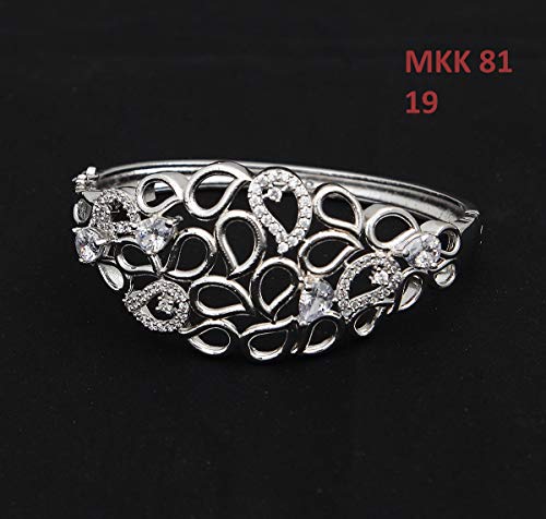 Anillo de plata con circón cúbico blanco para mujer 2