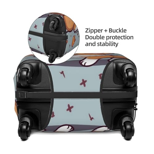 Housse de bagage élastique Corgi pour protéger une valise contre les rayures - 4