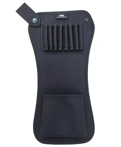 Hunt & Seek Side/Hip Archery Quiver Bow Quiver Compound Bow Quiver Arrows Bag Archery Arrow Quiver Bow Hunting Quiver Recurve Bow Quiver Lightweight Fabric Quiver (Black)