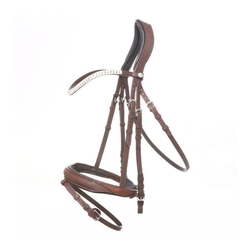 Bridons équitation Everness Kavalkade en cuir supérieur pour le confort du cheval