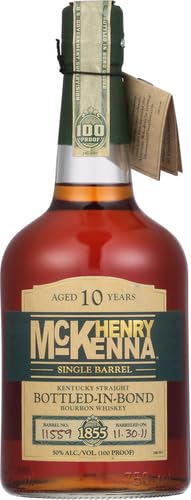 Amazon.com: Henry McKenna - Bourbon de 10 años, 25.4 fl oz, prueba