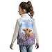 Luarisgur Kids Winter Vest Fuzzy Warm Girl Coat Highland Cow Lavender Outdoor and Indoor Kawaii Fashion Outerwear Jacket Sleeveless Teens Girls Fleece Vest Home School Party