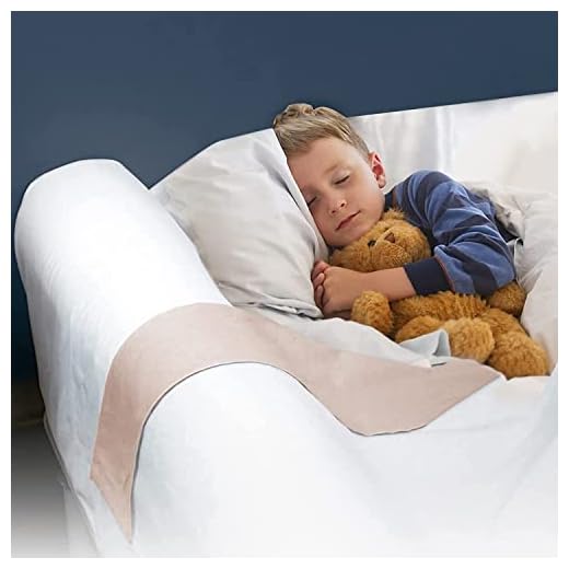 YIHATA Bed Guard for Toddlers, Long Foam Portable Bed Rail, Safety Bed Bumpers for Kids Babies Elderly with Water Resistant, Non Slip & Machine Washable Cover Fit in, Suitable for All Beds 1 Pack