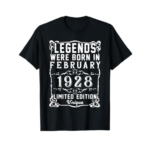 Cumpleaños Febrero 1928 Edición Limitada Regalo February Camiseta
