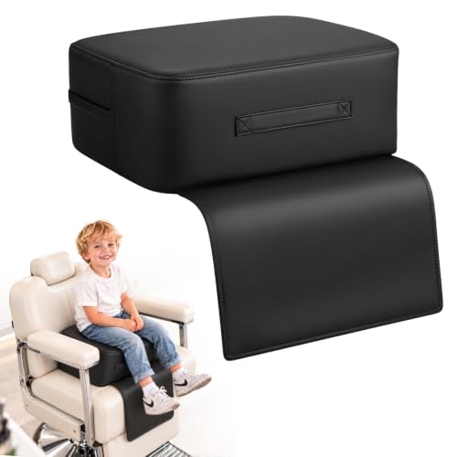 Barber Booster Seat for Kids, Hair Salon Chair Booster Cushion, 18x13x6.7in