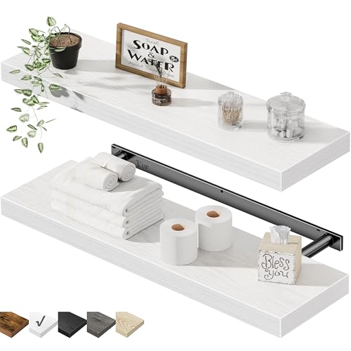 QEEIG Floating Shelves for Wall 23.6" Long - Wall Mounted