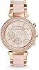 Reloj Parker de Acero Inoxidable y Cristales de Pavé para Mujer de Michael Kors, con Correa de Acero, Cuero o Silicona 2