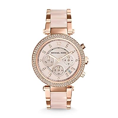 Michael Kors MK5896 - Parker Rose Gold/Blush Acetate One Size