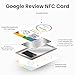 Google Review Tap Cards (3-Pack) by TapFive - Tap for Instant Reviews - All Phones Compatible - Reusable Smart Tap NFC & QR - Boost Business Reviews - Powered by TapFive (3 Card Pack)