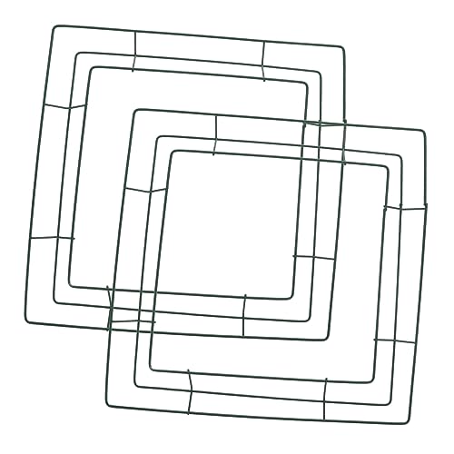 HOLIDYOYO 2pcs DIY Iron Wreath Frame Wire Wreath Hanger for Home Decor New Year's Christmas