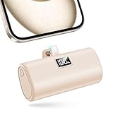 Portable Charger, 6000mAh for iPhone 15 16 Power Bank, USB-C Portable Phone Charger with Fast Charging (20W), Mini Battery Pack for iPhone 15 Pro/15 Plus/15 Promax/Samsung/Huawei Andriod - Khaki