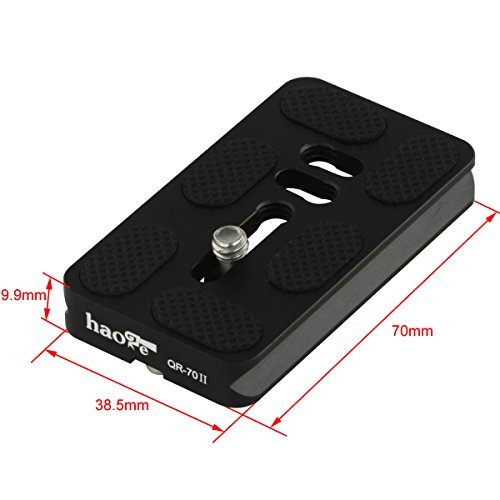 Haoge Qr-70Ii 70Mm Metal Universal Quick Release Plate Fits Arca-Swiss Standard For Tripod Ballhead Panoramic Head Ball Head Clamp #TOP4