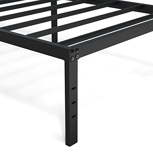 Maenizi 16 Inch Metal Twin Xl Platform Bed Frame Support Up To 2500 Lbs, No Box Spring Needed, Easy Assembly, Noise Free, Black #TOP4