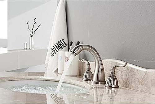 Robinet mitigeur lavabo 3 trous anti fuite eau chaude froide