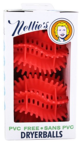 Nellie's Quick-Change Dryerballs (Scent Stick Compatible) - 2 per Package - Reduces Drying Time and Wrinkles, Softens Clothes Naturally, Non-Toxic