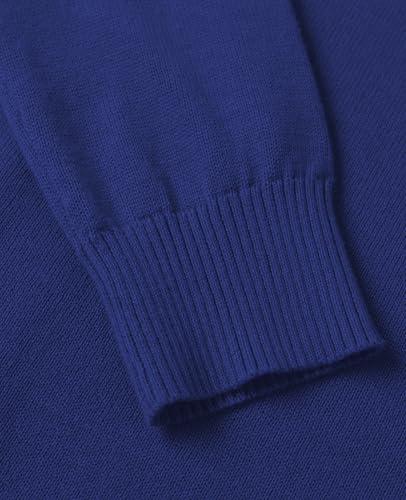 Image of QUALFORT Women's 100% Cotton Lightweight Cardigans Long Sleeve Knitted Button Down Sweater