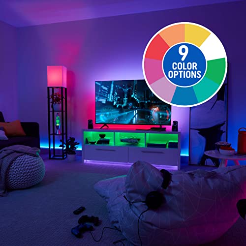 GE LED TV Tape Light, Color Changing Strip Light with Remote, No App or Wi-Fi Required, 84in (1 Pack) - image 5