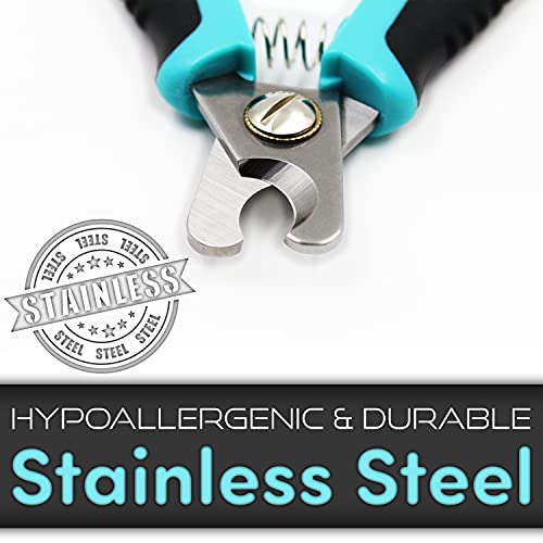 H&H Pets Nail Clippers Series - for Cats and Dogs - Razor Sharp Blades Sturdy Non Slip Handles - Dog Accessories Professional at Home Grooming - Stainless Steel - Dog Nail Trimmers - M (Sm-M Dogs) - Thumbnail 2