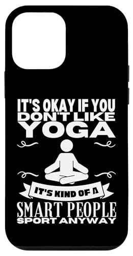Yoga Is For Smart People �����p �������냈�K�C���X�g���N�^�[ �X�}�z�P�[�X iPhone 12 mini �p