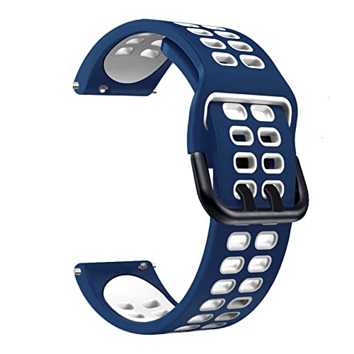 Bracelet connecté Polar Ignite bleu blanc pour vos séances de sport et running