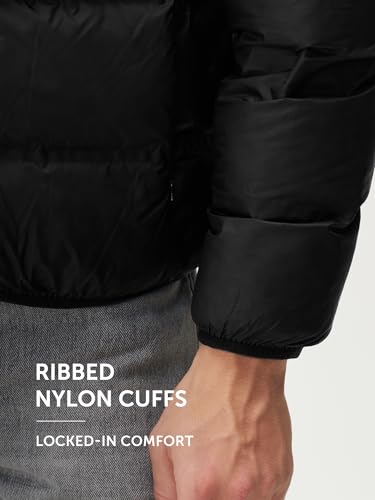 Image of XYXX Unisex Ultra-Warm Puffer Jacket | Heavy Winter Jacket For Men|Solid Long Sleeves Hooded Neck Jacket - Regular Fit | Bomber jackets With Pockets
