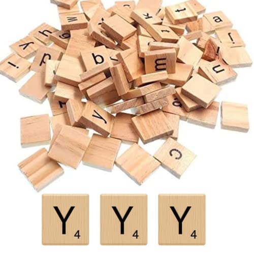 Glamified Pack of 100, Y Scrabble Tiles