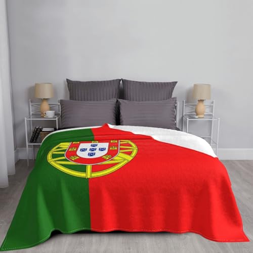 Couverture pliable lit et canapé motif drapeau portugais - 7